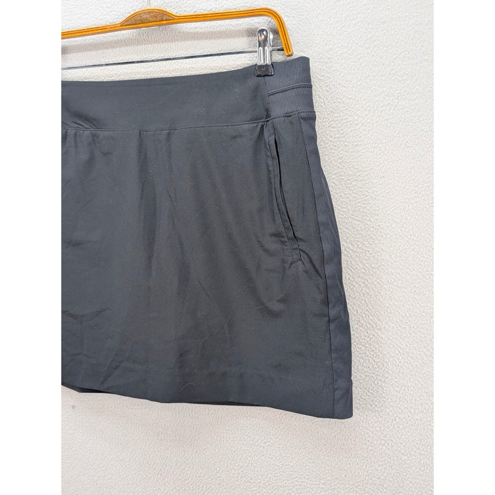 Athleta Brooklyn Skort Womens Size 10 Black Active Travel Golf Skirt Athletic - Picture 4 of 11